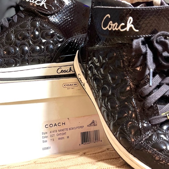 Coach athletic shoes midtop sneakers - Picture 8 of 10